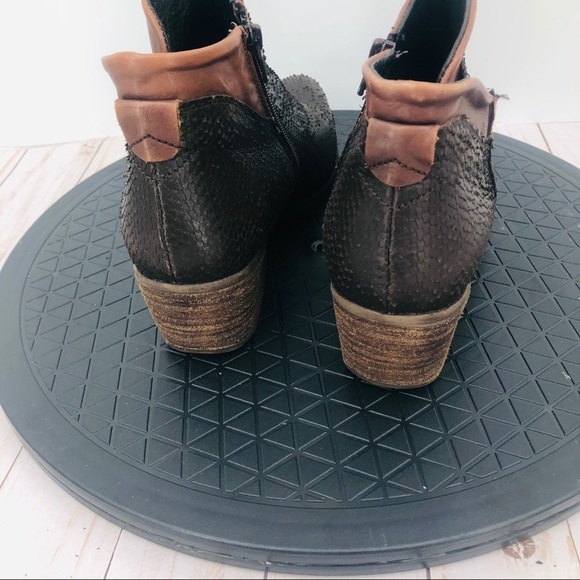 Khrio‎ Women’s leather ankle boots dark brown 10/40 - Picture 4 of 12